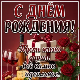 Postcard чудесная октрытка с днем рождения