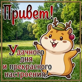 Postcard смешная открытка привет