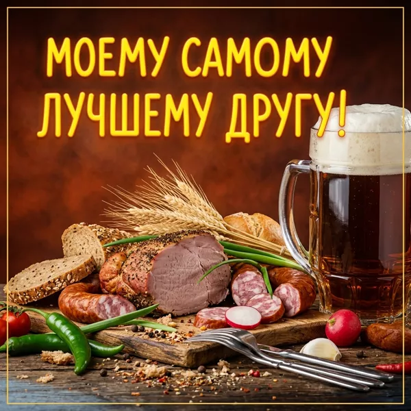 Postcard чудесная картинка моему самому лучшему другу