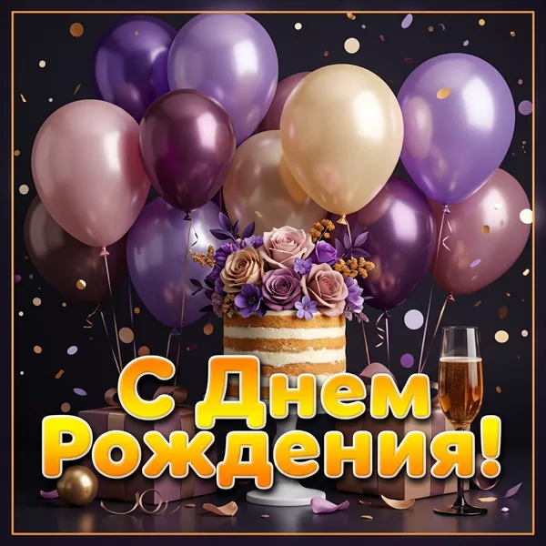 Picture яркая картинка с днем рождения