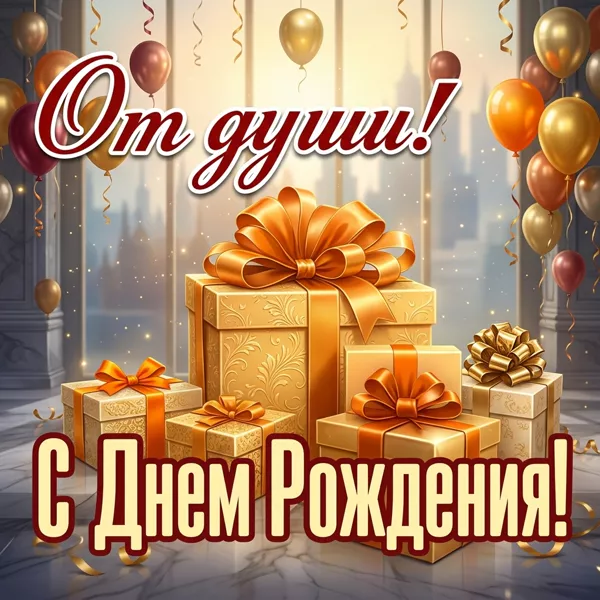 Picture яркая открытка с днем рождения
