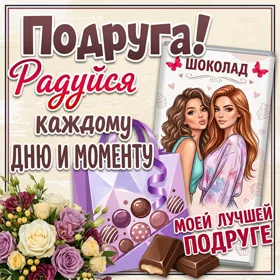 Postcard чудесная открытка радуйся каждому дню и моменту