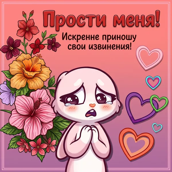Picture сказочная открытка прости меня