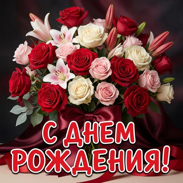 Picture яркая открытка с днем рождения