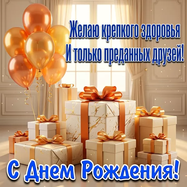 Postcard яркая картинка желаю крепкого здоровья