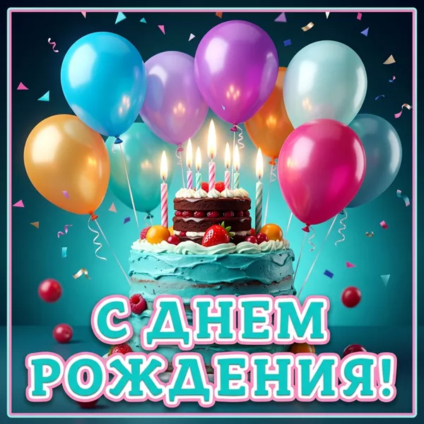 Picture яркая картинка с днем рождения