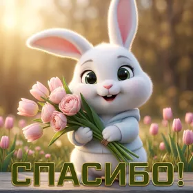 Picture милая открытка спасибо