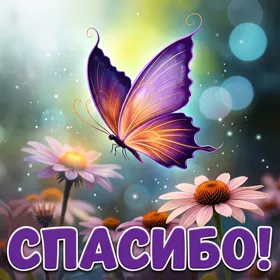 Picture яркая открытка спасибо
