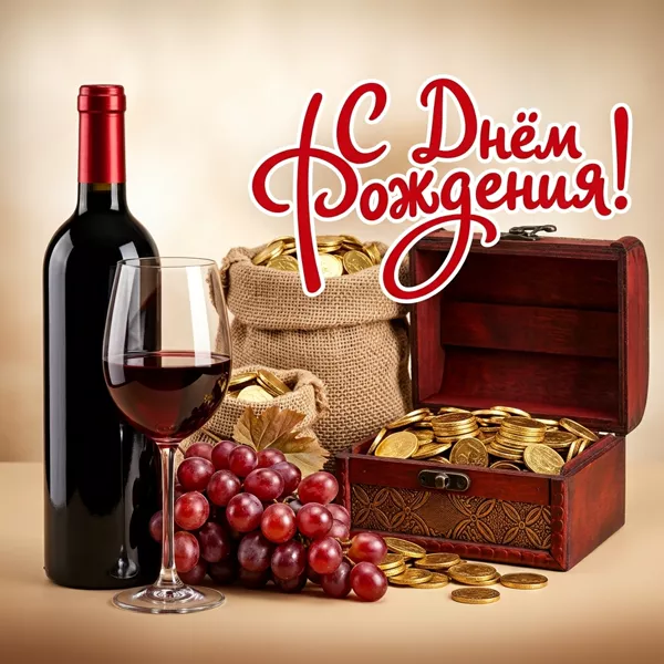 Postcard чудесная открытка с днем рождения