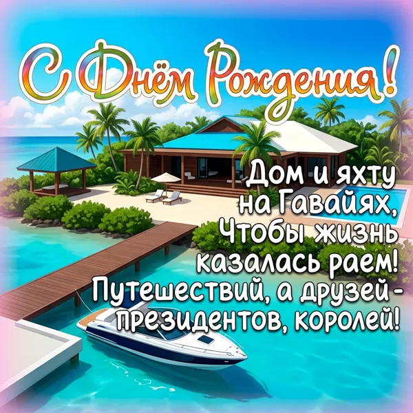 Picture сказочная открытка с днем рождения
