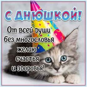 Postcard очаровательная открытка с днюшкой