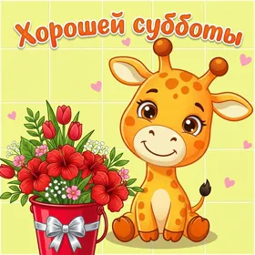 Открытка картинка хорошей субботы