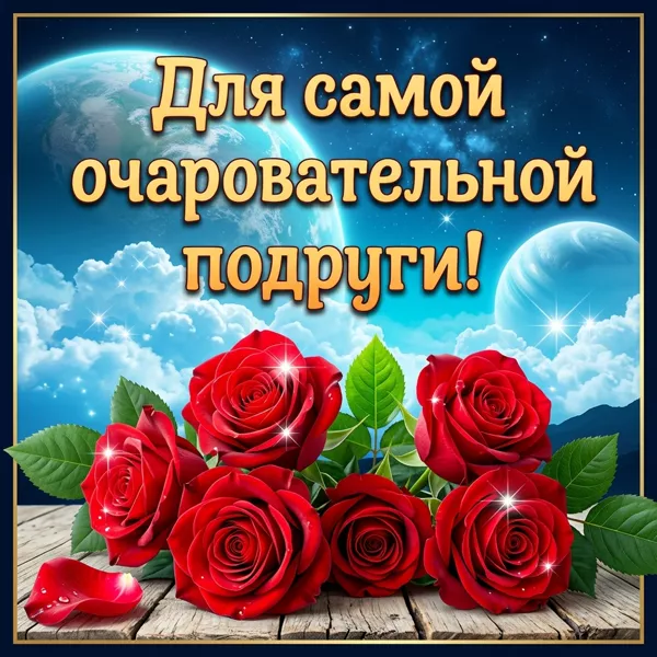 Картинка картинка подруге с цветами