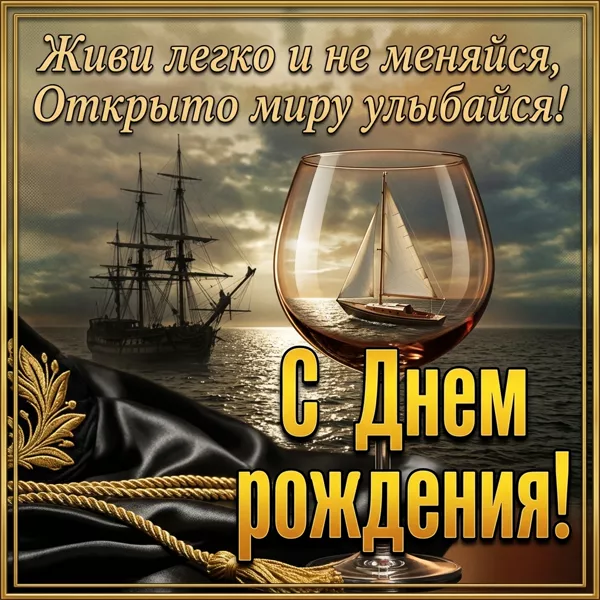 Postcard классная открытка с днем рождения