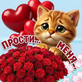 Картинка трогательная картинка прости