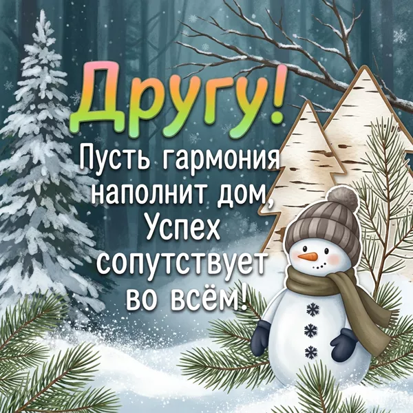 Picture классная открытка другу
