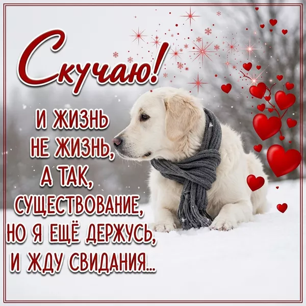 Picture сердечная открытка скучаю