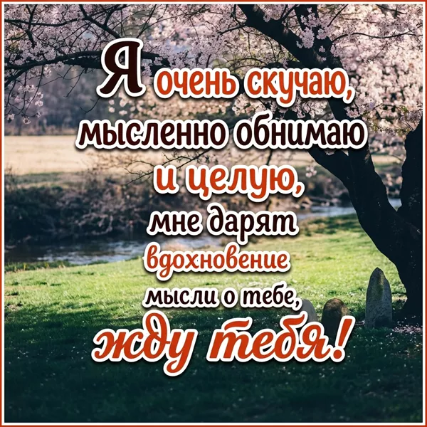 Postcard вдохновляющая открытка я очень скучаю