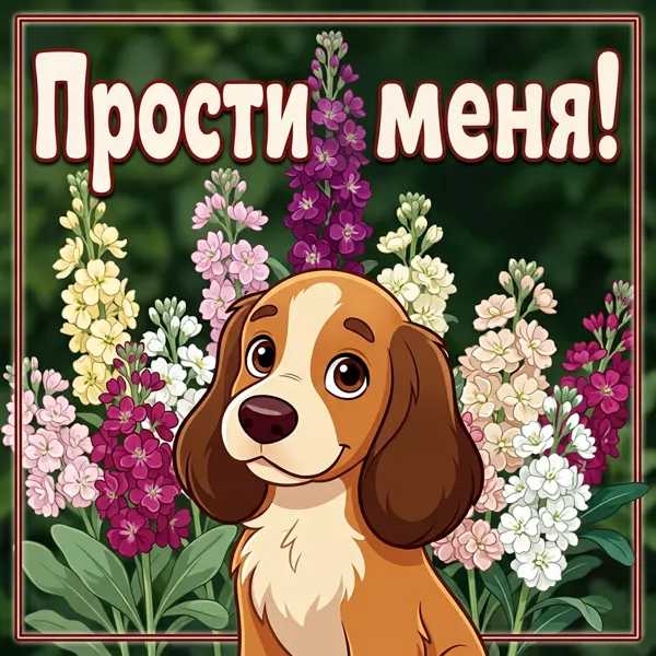 Picture атмосферная открытка прости
