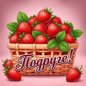 Picture симпатичная открытка подруге