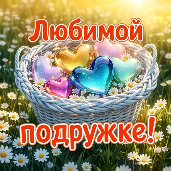 Picture легкая открытка любимой подружке