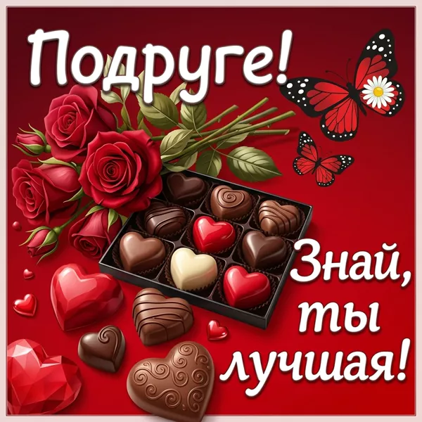 Postcard восхитительная картинка знай ты лучшая