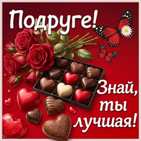 Postcard восхитительная картинка знай ты лучшая