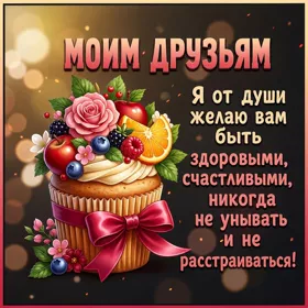 Picture завораживающая открытка моим друзьям