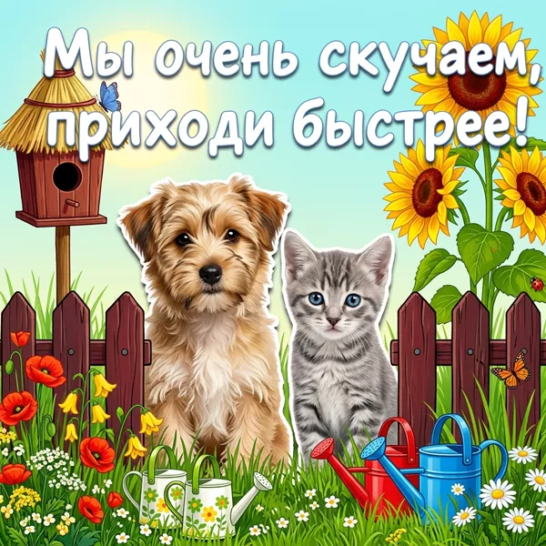 Картинка очень сильно по вас скучаю