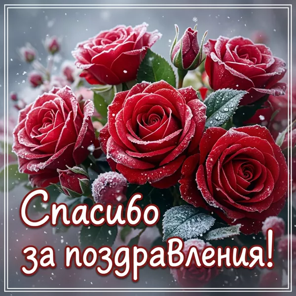 Postcard открытка спасибо за добрые слова и заботу