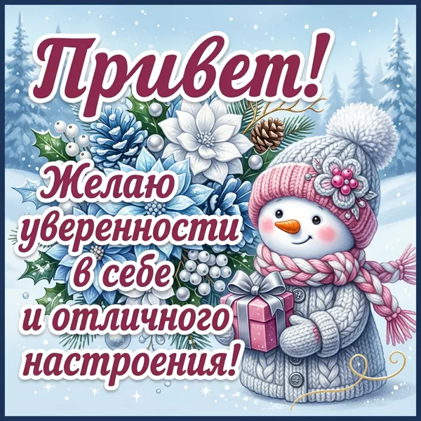 Picture картинка привет, хорошего настроения тебе!
