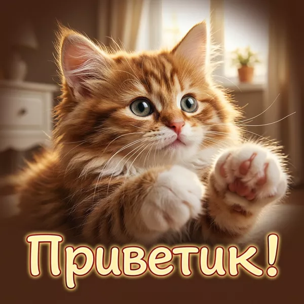 Picture картинка привет, пусть день начнется с улыбки и радости!