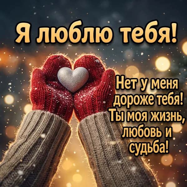 Picture картинка я люблю тебя, ты наполняешь мою жизнь смыслом