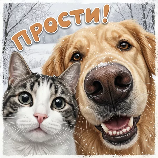 Postcard открытка прости, за то что случилось