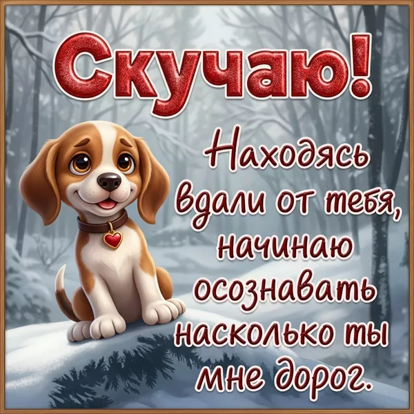 Picture открытка скучаю, жду момента, чтобы снова увидеться