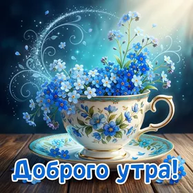 Postcard открытка с добрым теплым утром