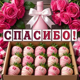 Picture открытка спасибо, эта сладость тебе