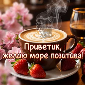 Picture картинка приветик, желаю море позитива