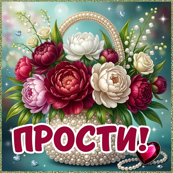 Postcard картинка хочу сказать - прости