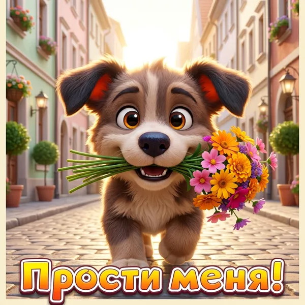Postcard картинка надеюсь ты меня простишь