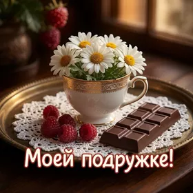 Postcard картинка моей подружке