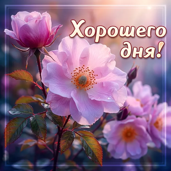 Postcard открытка хорошего и прекрасного дня, как этот цветок