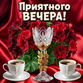 Открытка уютная открытка добрый вечер