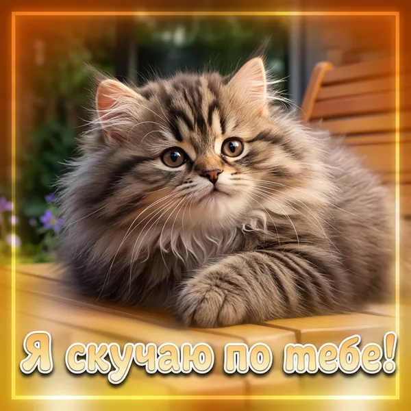 Picture открытка сильно скучаю по тебе