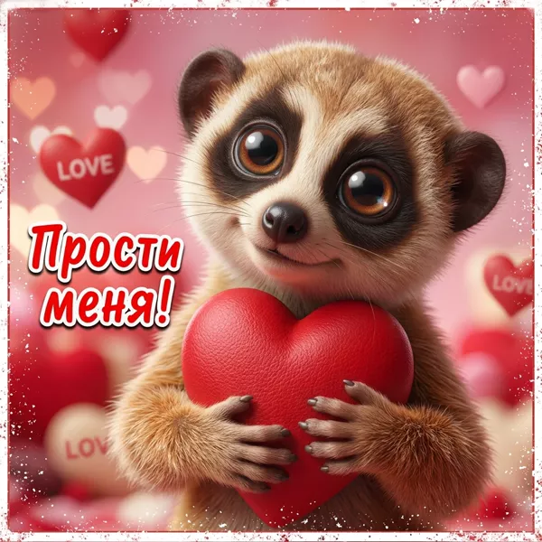 Postcard картинка прости меня, мне жаль
