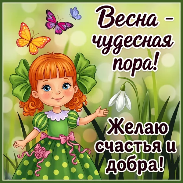 Открытка весна для тебя, будь всегда на вершине