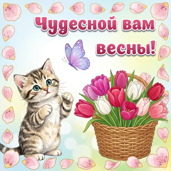 Открытка опять весна, опять цветы это прекрасно