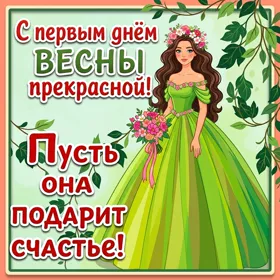 Картинка картинка сегодня в мир пришла весна