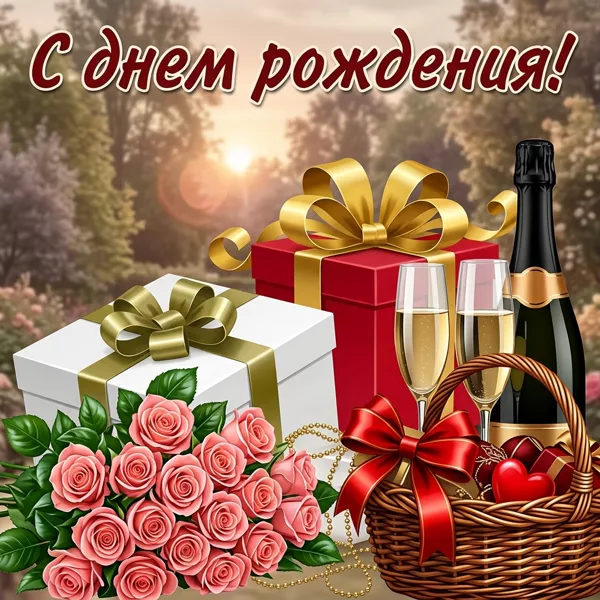 Картинка красивая картинка с днем рождения женщине