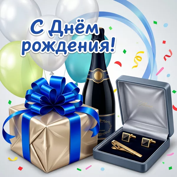 Картинка оригинальная картинка с днем рождения парню